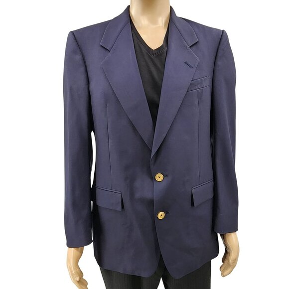 Christian Dior Le Connaisseur Mens 40R Blazer Navy Pure Virgin Wool - Picture 13 of 13